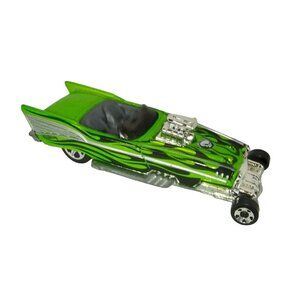 Hot Wheels Vintage 2001 Green Flames '57 Roadster Loose Diecast Car